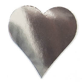 Spiegelglanz-Herz 5cm silber